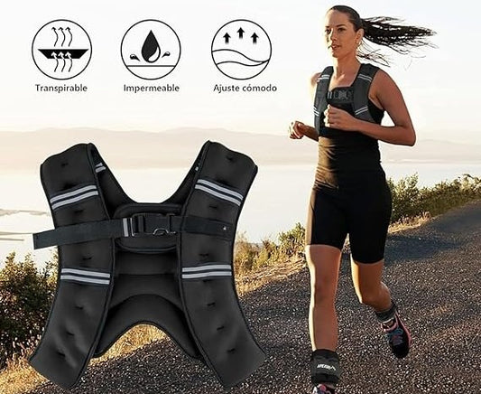 Chaleco de Ejercicio Con Peso 5KG Gym